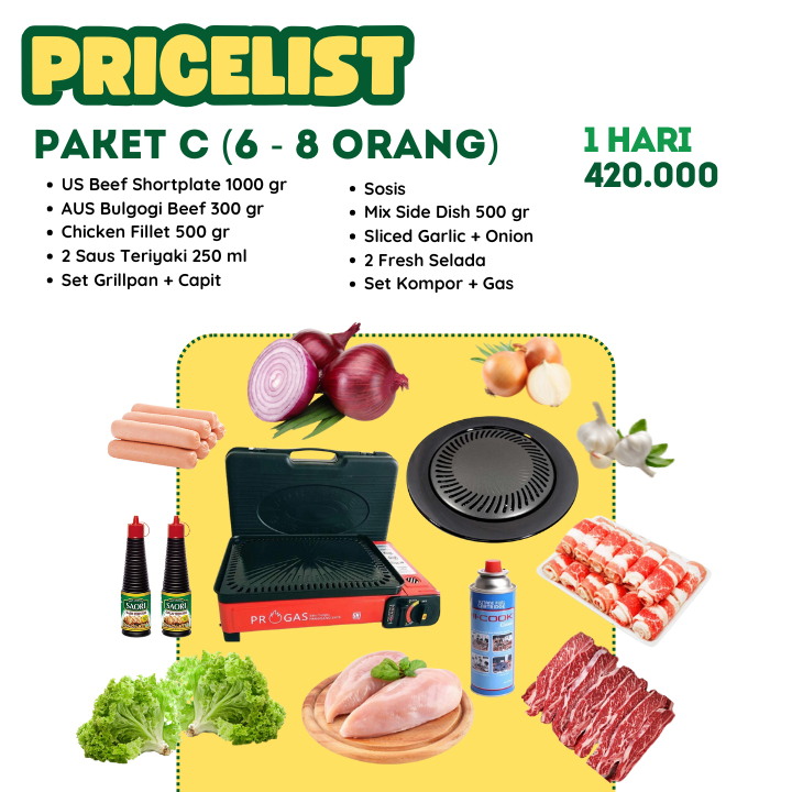 Paket BBQ Grill C