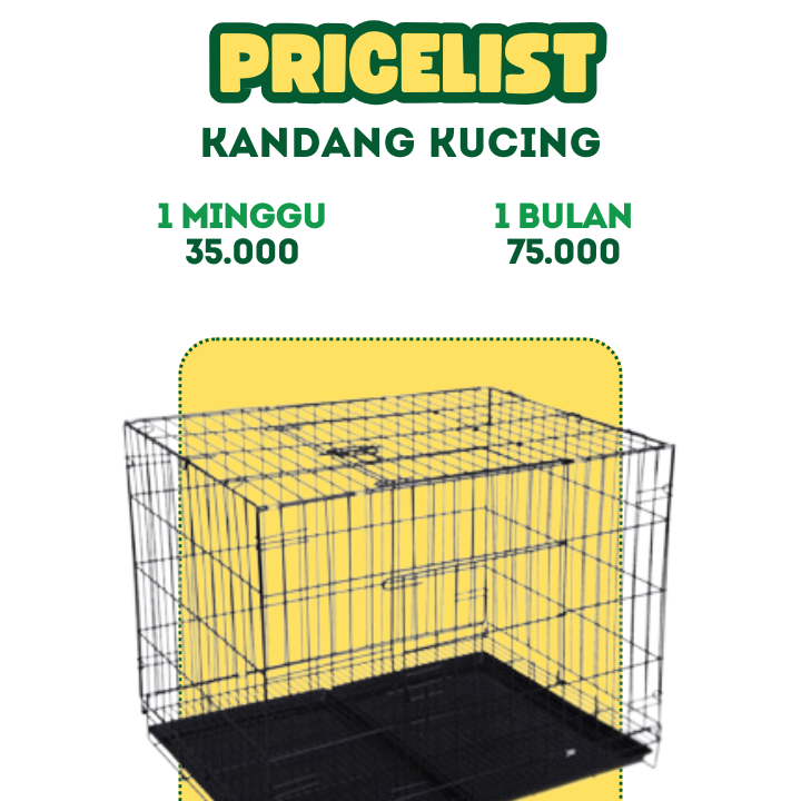 Harga Sewa Kandang Kucing di Argani Tangerang