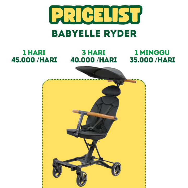 Sewa Stroller Babyelle Ryder Tangerang