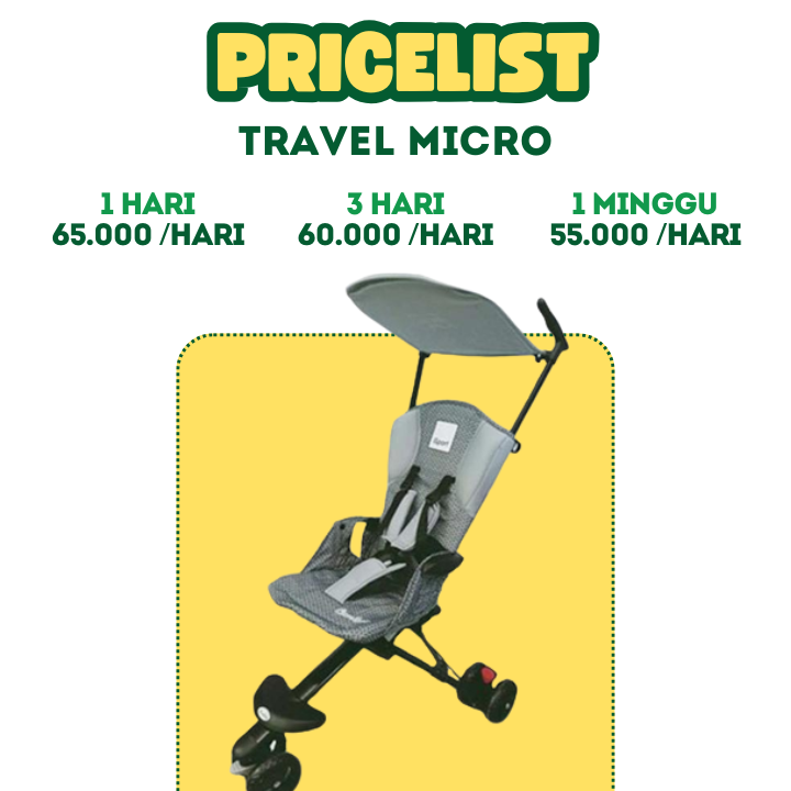 Sewa Stroller Travel Micro Tangerang