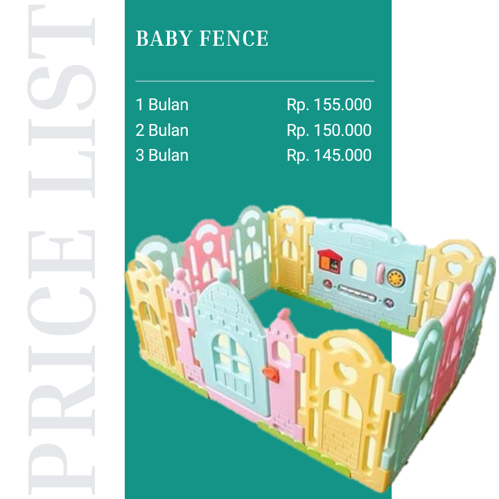 Harga Sewa Baby Fence di Malang dan Batu