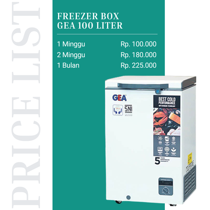 Harga Sewa Freezer Box di Malang dan Batu