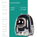 Sewa Cat Bag / Tas & Kandang Kucing di Malang dan Batu Termurah