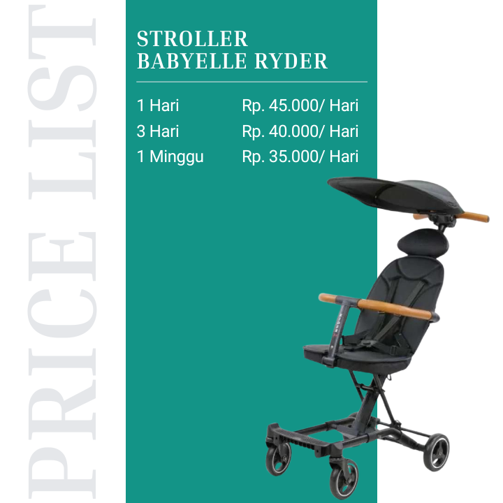 Harga Sewa Stroller Babyelle Ryder di Kidipedi Malang dan Batu