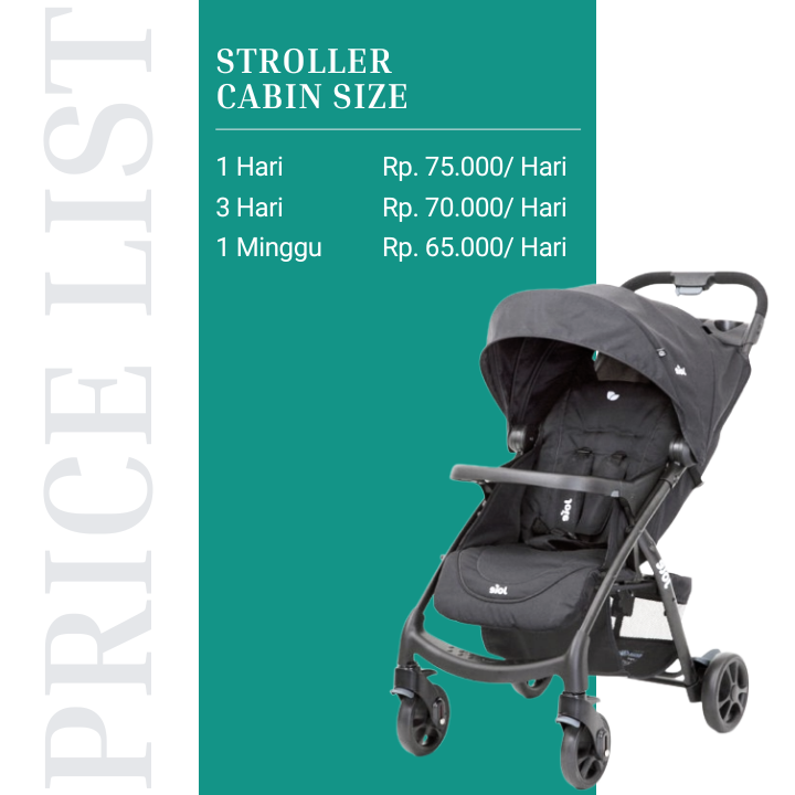 Harga Sewa Stroller Cabin Size di Kidipedi Malang dan Batu