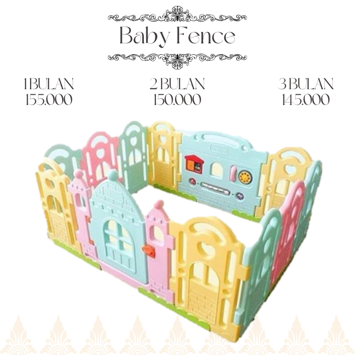Harga Sewa Baby Fence di Mahanta