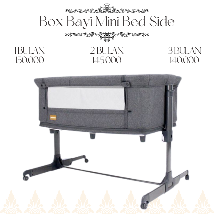 Harga Sewa Box Bayi Mini Bed Side di Mahanta