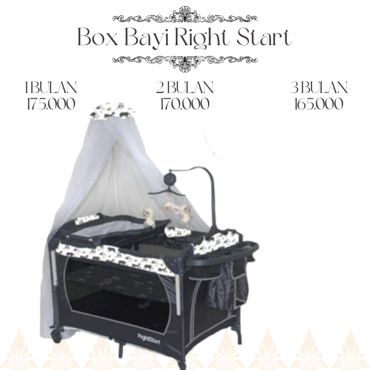 Harga Sewa Box Bayi Right Start di Mahanta