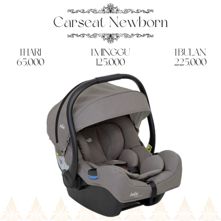Harga Sewa Carseat Newborn di Mahanta