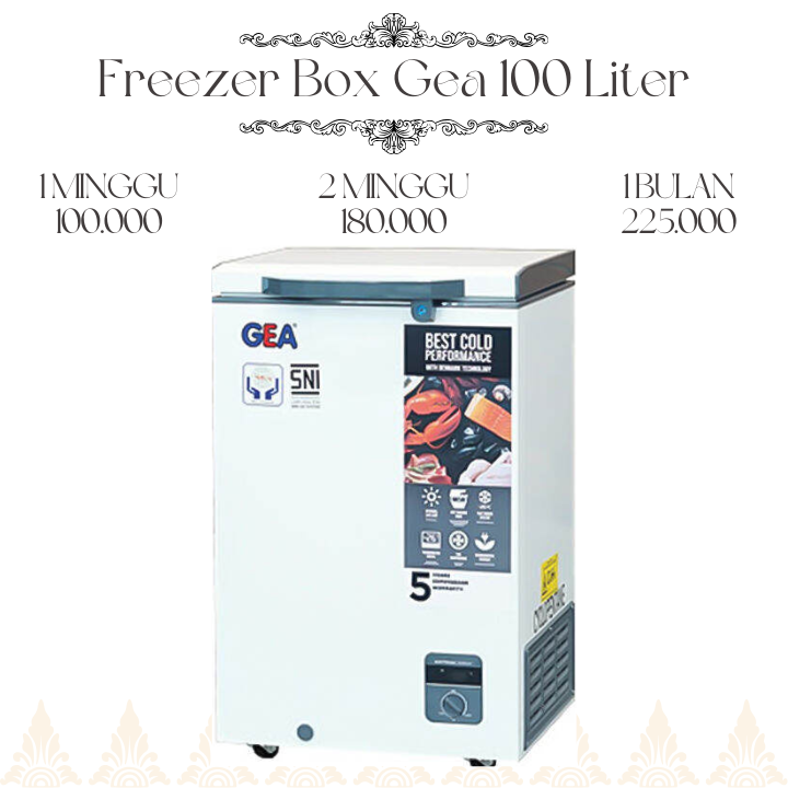 Harga Sewa Freezer Box di Mahanta