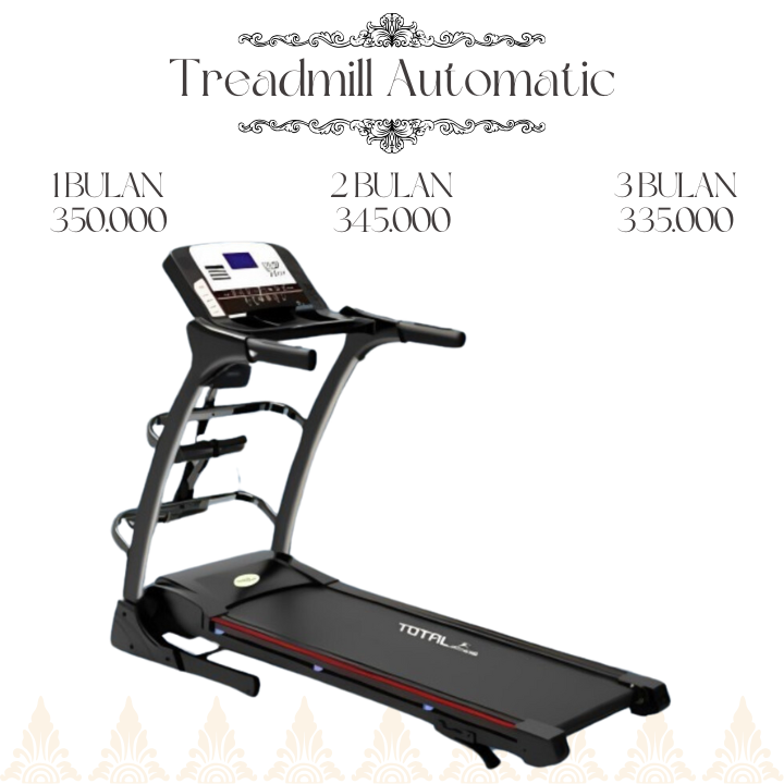 Harga Sewa Treadmill Automatic di Mahanta Bali