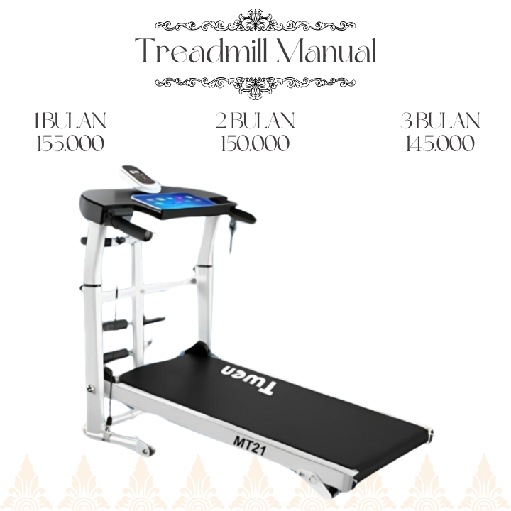 Harga Sewa Treadmill Manual di Mahanta Bali