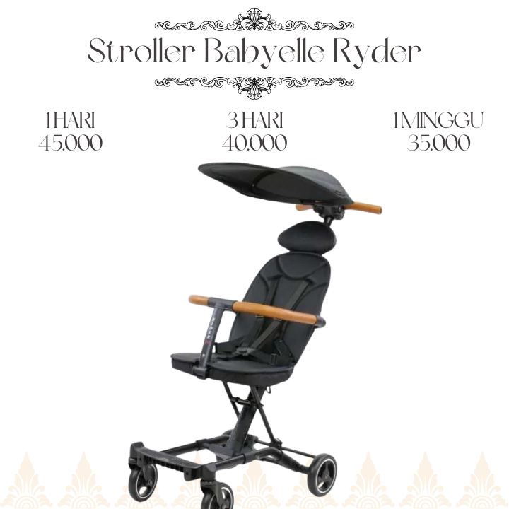 Harga Sewa Stroller Baby Elle Ryder di Bali