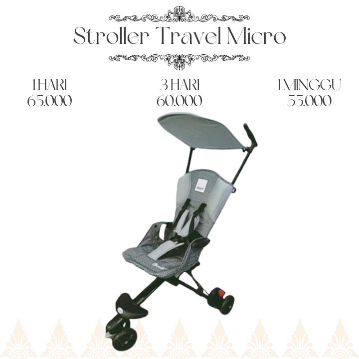 Harga Sewa Stroller Travel Micro di Bali