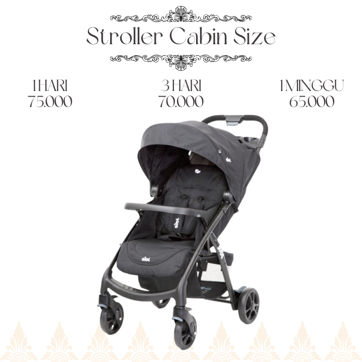 Harga Sewa Stroller Cabin Size di Bali