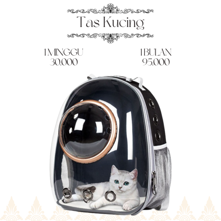 Harga Sewa Tas Kucing di Mahanta