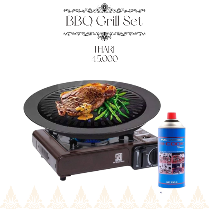 Harga Sewa BBQ Grill Set