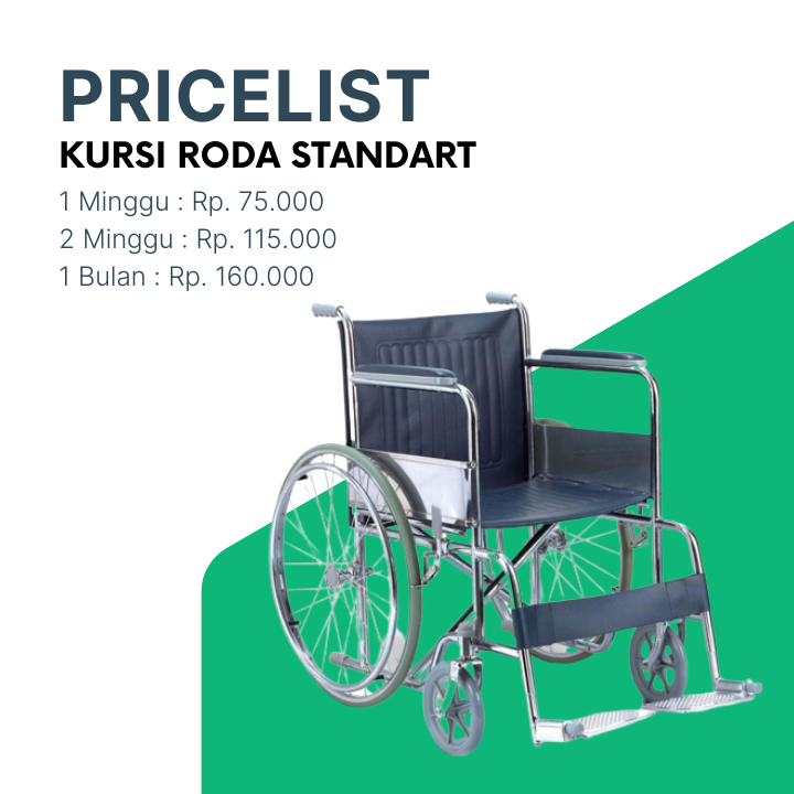Harga Sewa Kursi Roda Standart Bogor Depok