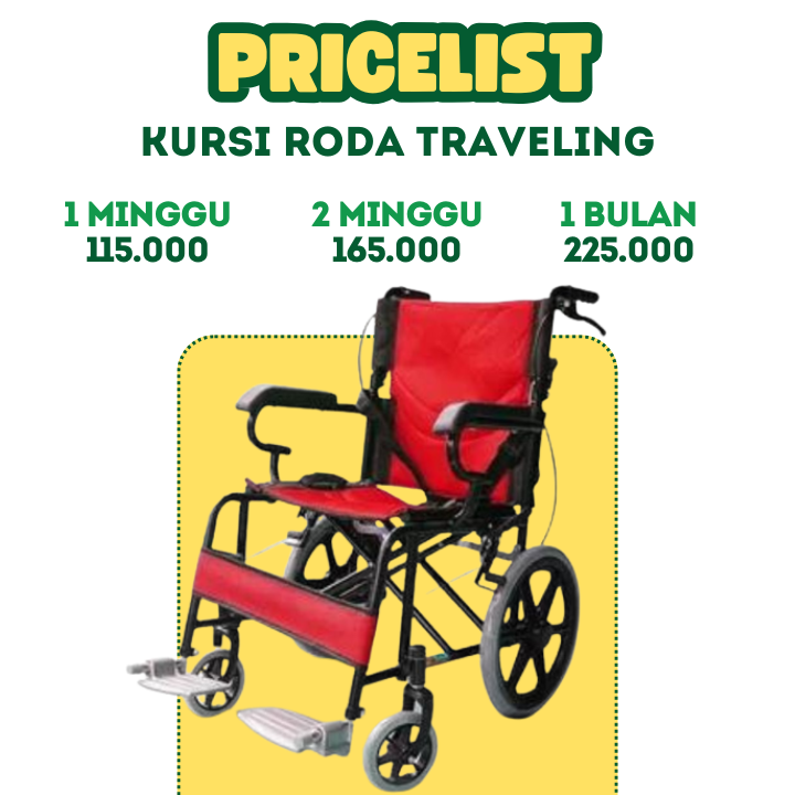 Harga Sewa Kursi Roda Traveling Tangerang