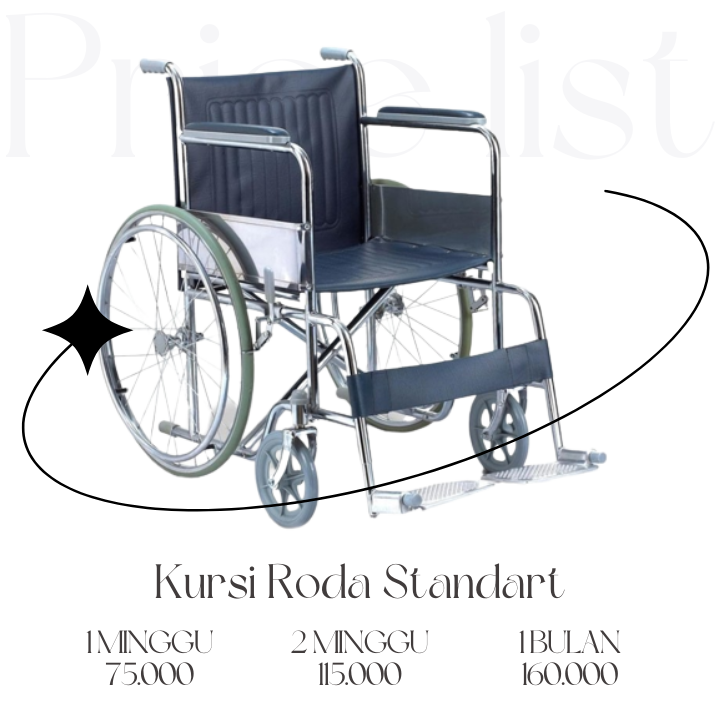 Harga Sewa Kursi Roda Standart Surabaya