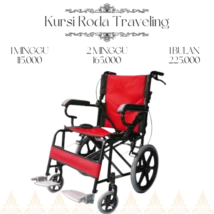Harga Sewa Kursi Roda Traveling Bali