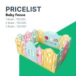 Ini Nih Tempat Sewa Baby Fence / Pagar Bayi Di Bogor Dan Depok