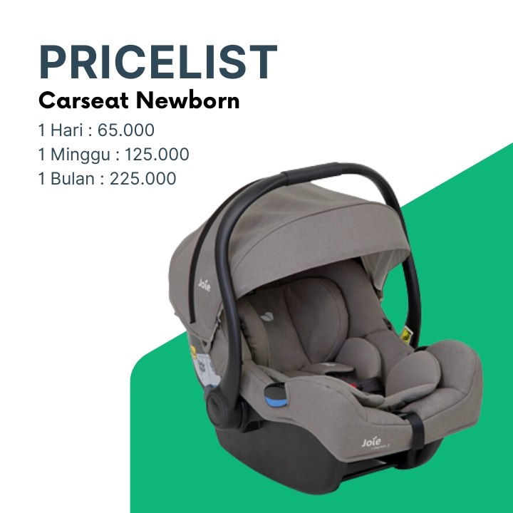 Sewa Carseat Newborn di Bogor dan Depok