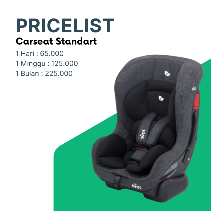 Sewa Carseat Standart di Bogor dan Depok