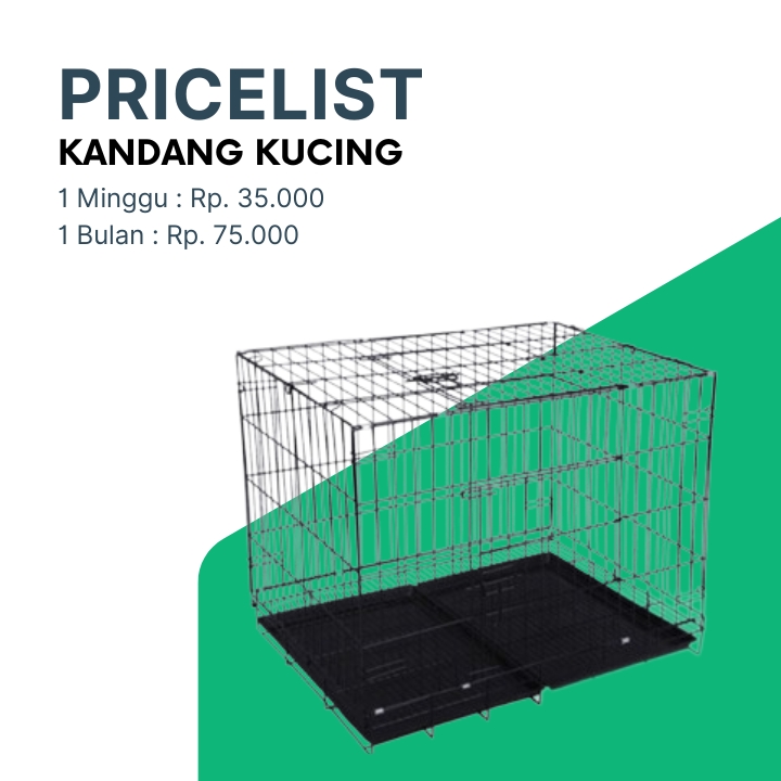 Harga Sewa Kandang Kucing di Bogor dan Depok