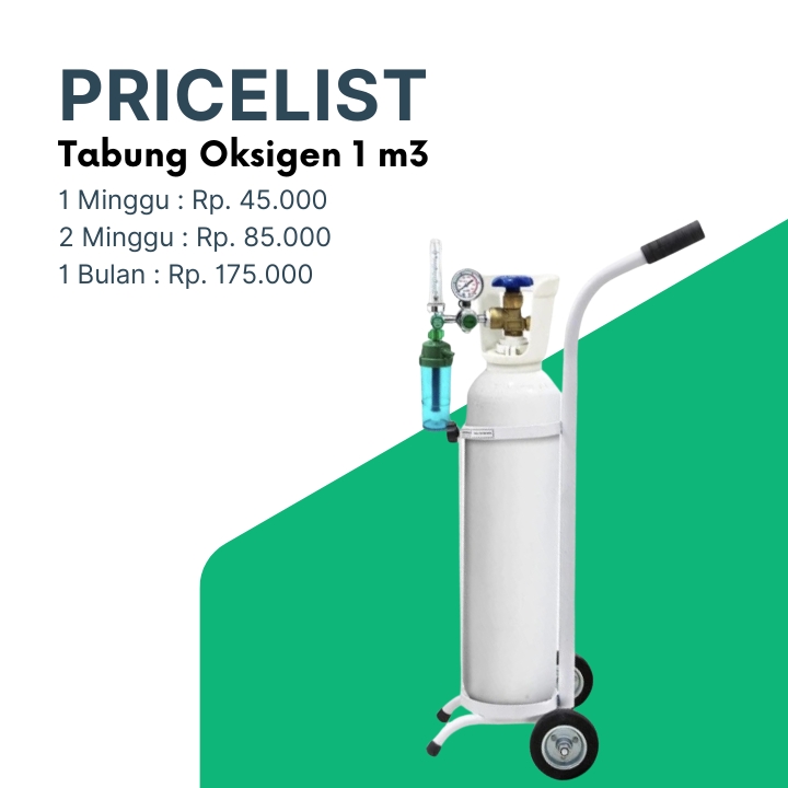 Pricelist sewa tabung oksigen Bogor dan Depok di Navaro 1