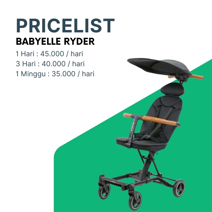 Harga Sewa Stroller Babyelle Ryder