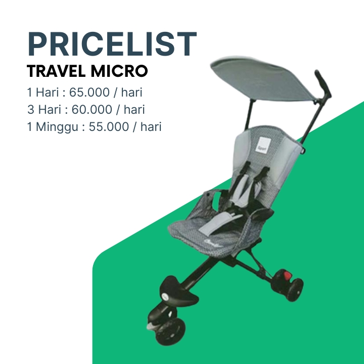 Harga Sewa Stroller Travel Micro
