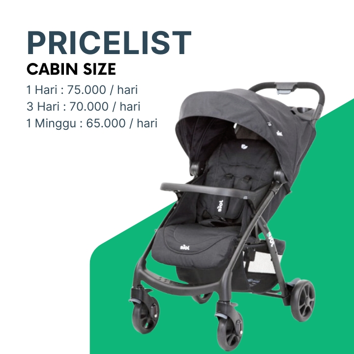 Harga Sewa Stroller Cabin Size