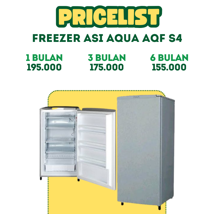 Harga Sewa Freezer Asi Argani di Tangerang