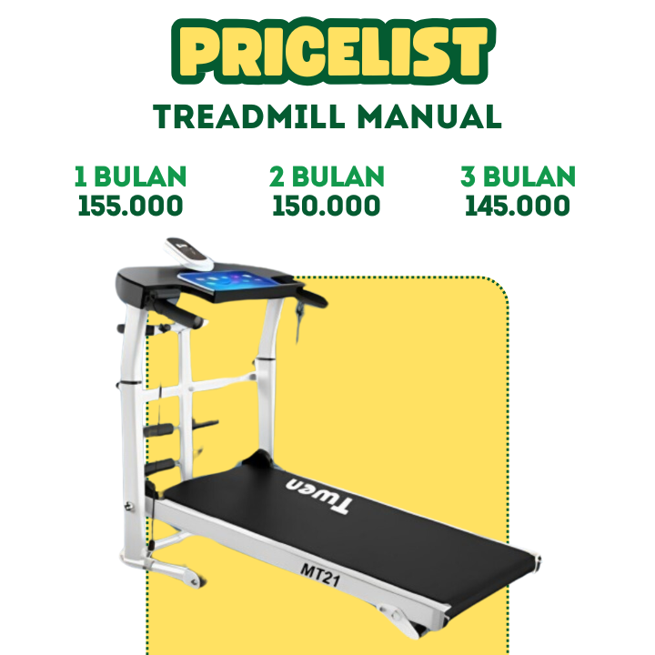 Harga Sewa Treadmill Manual Tangerang