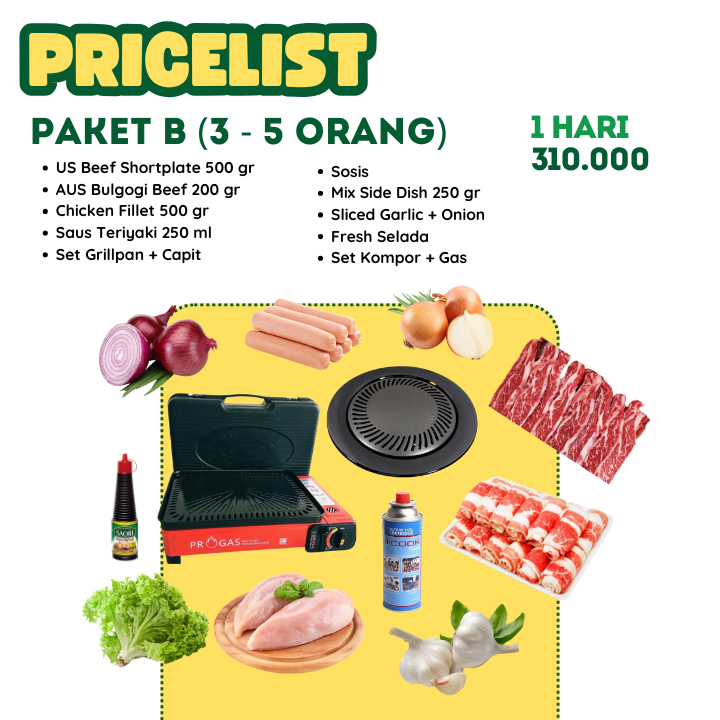 Paket BBQ Grill B
