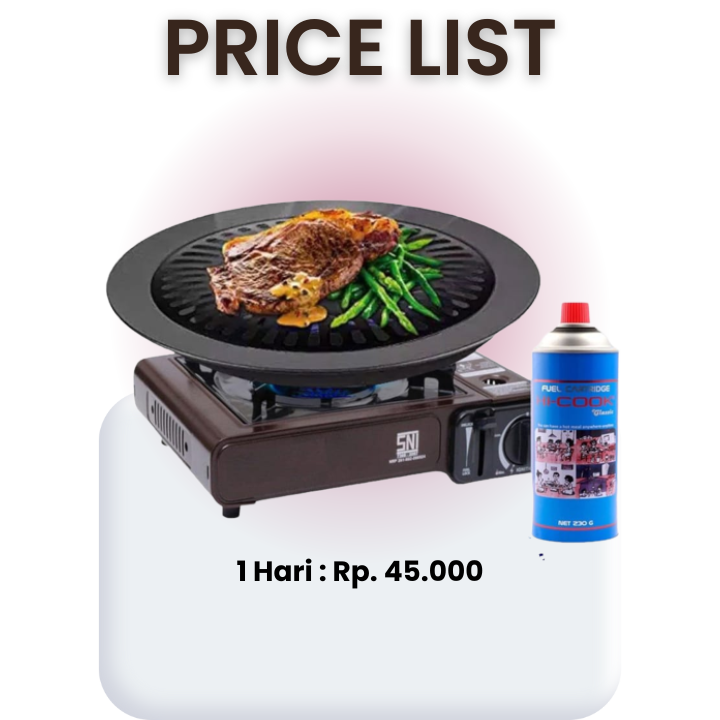Sewa BBQ Grill Set di Bandung