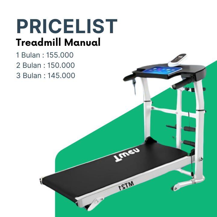 Harga Sewa Treadmill Manual di Bogor dan Depok
