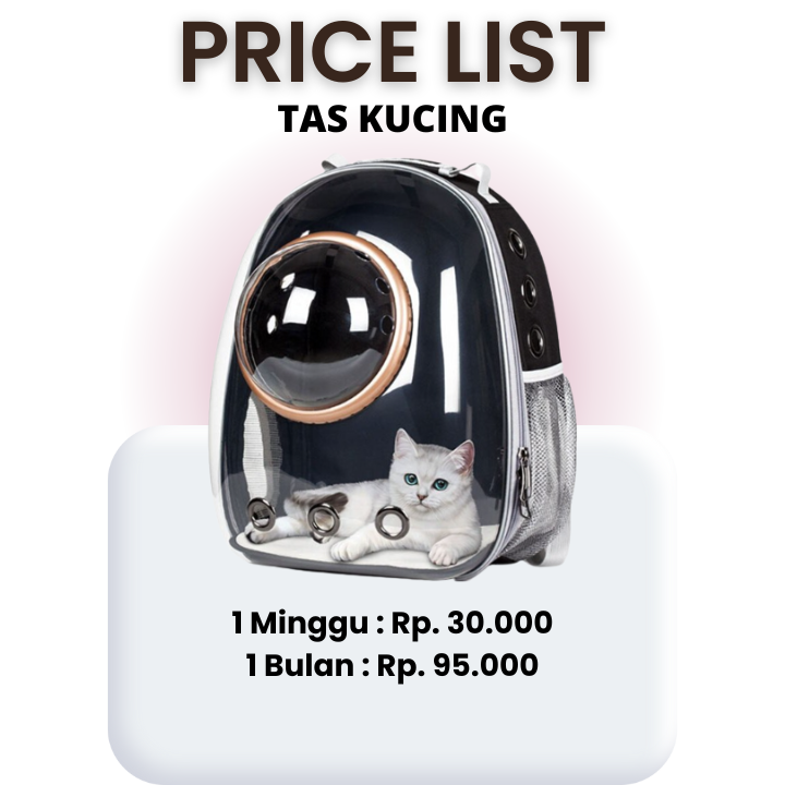 Sewa Tas Kucing di Bandung